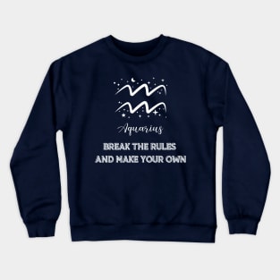 Aquarius Zodiac Crewneck Sweatshirt